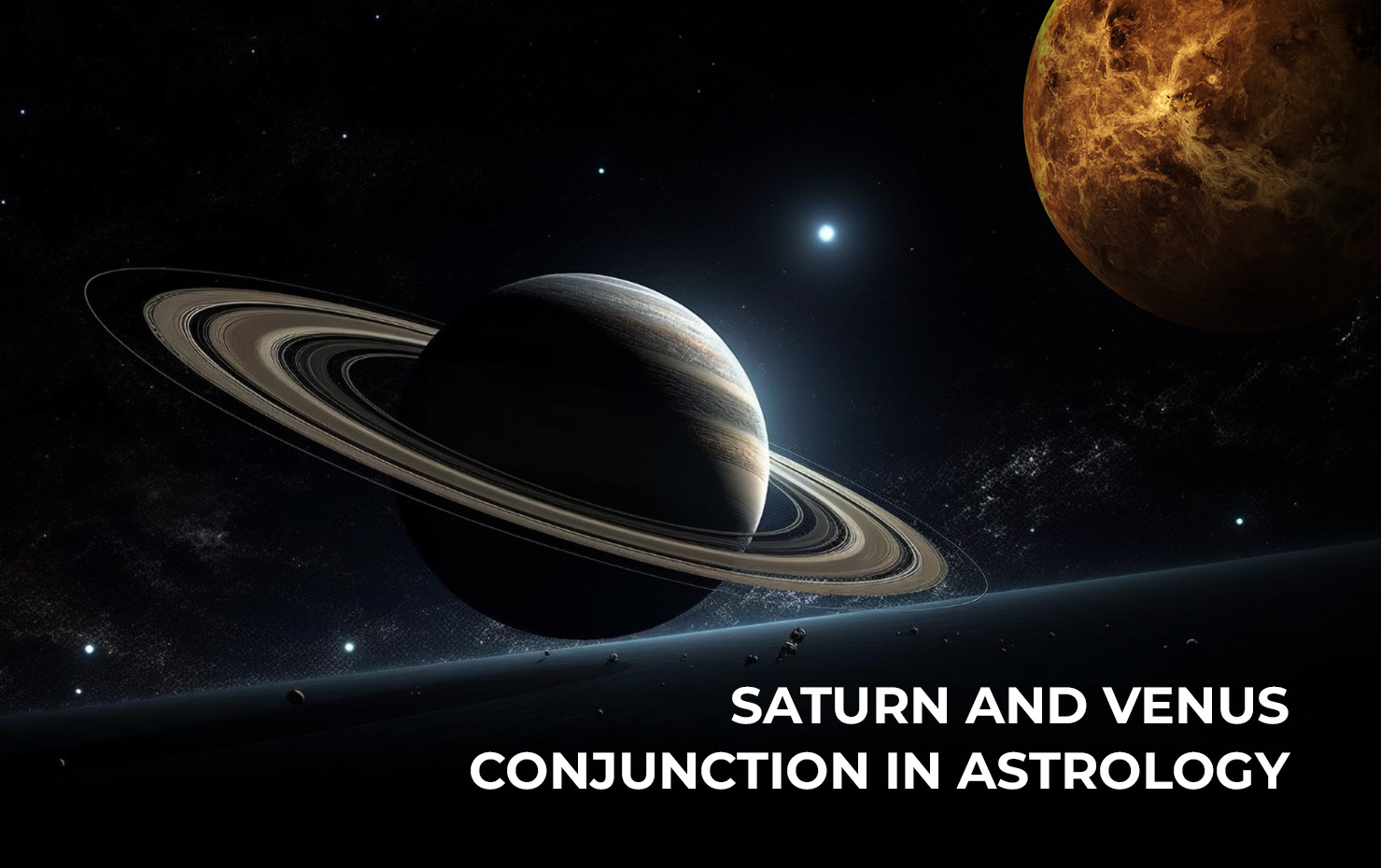 Saturn and Venus Conjunction in Astrology